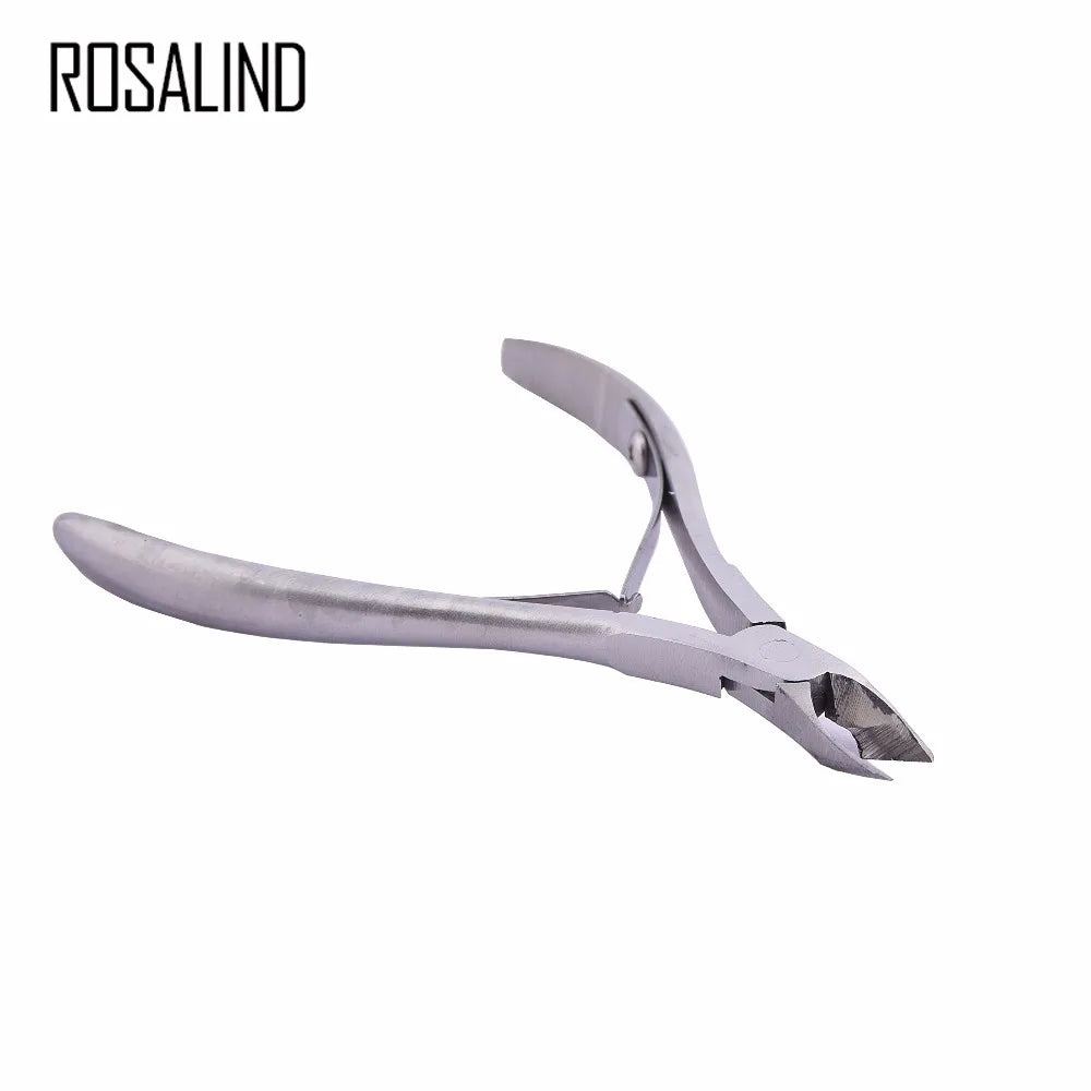 ROSALIND Dead Skin Cutter Nail Nipper Fingernails Toe Dead Skin Cuticle Clipper Stainless Steel Gel Nail Manicure Tool