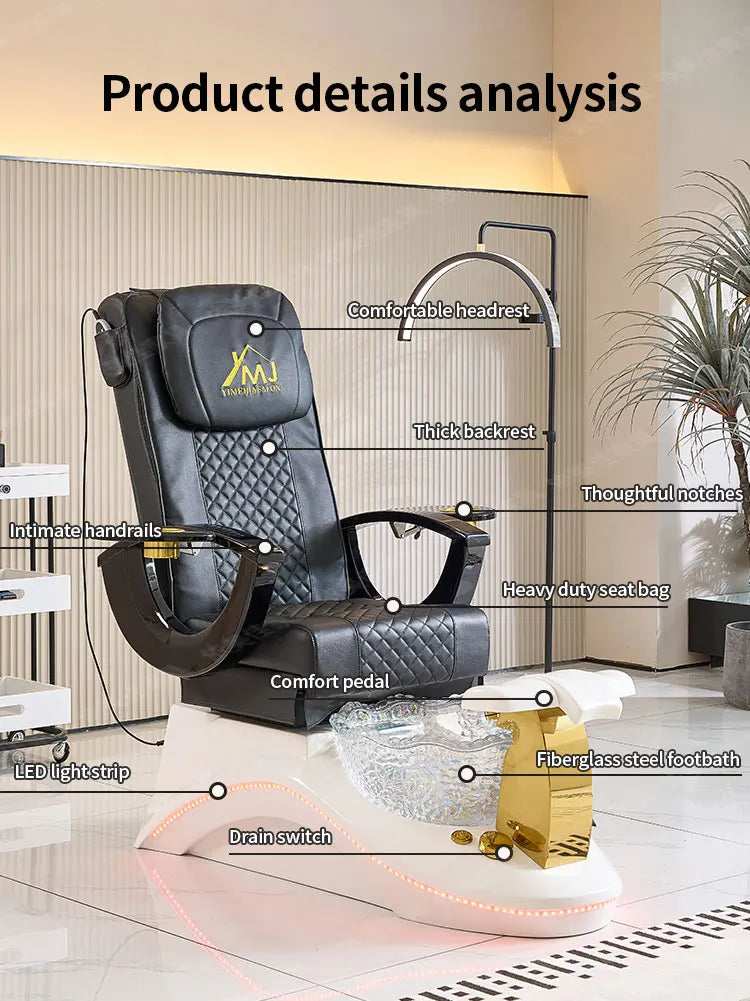 Salon Furniture Health Nail Foot spa table Luxury Modern Massage Pedicure Chair