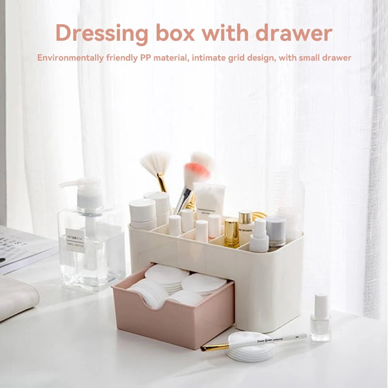 Nail Storage Box Container Cotton Swab Storage Box Accessories Cleaning Desktop Tools Multifunctional Jewelry Box Cosmetic store