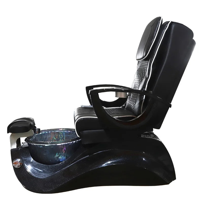 Modern Luxury Nail No Plumbing Throne Salon Lay Down Beauty Shop Electric Foot Spa Massage Pedicure Chair