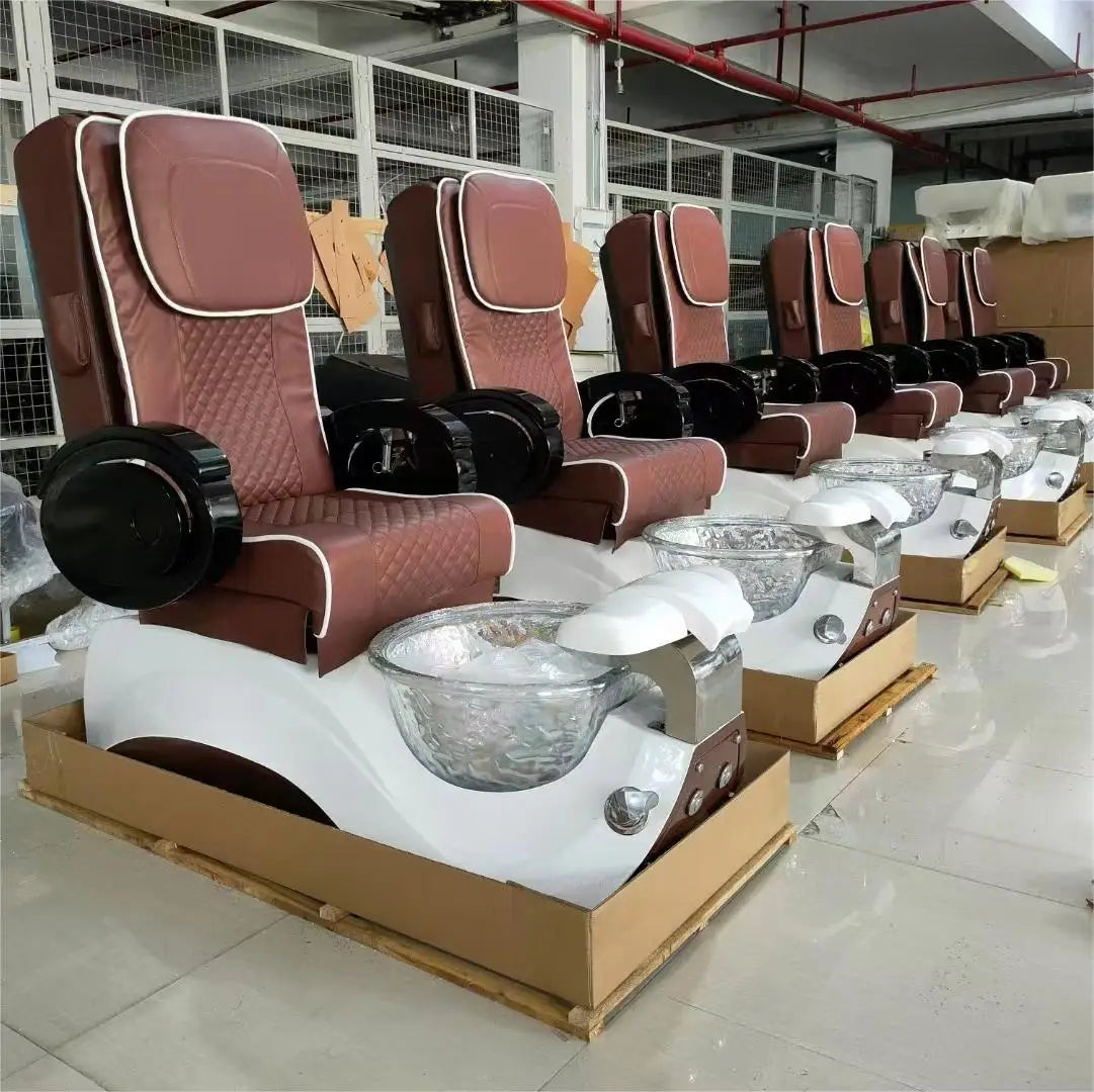 Modern Luxury Nail No Plumbing Throne Salon Lay Down Beauty Shop Electric Foot Spa Massage Pedicure Chair