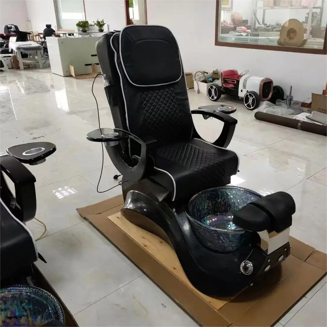 Modern Luxury Nail No Plumbing Throne Salon Lay Down Beauty Shop Electric Foot Spa Massage Pedicure Chair