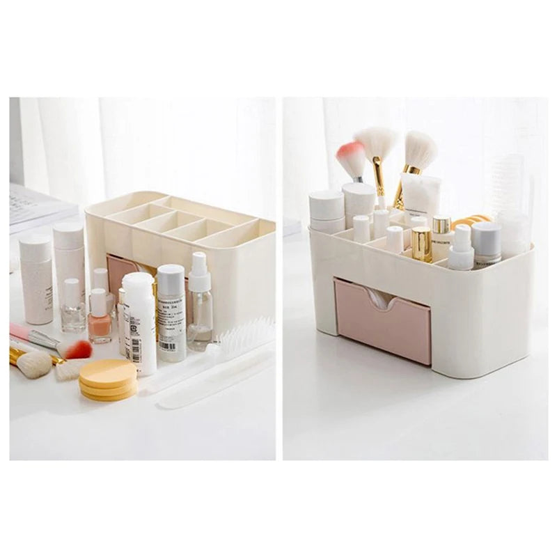 Nail Storage Box Container Cotton Swab Storage Box Accessories Cleaning Desktop Tools Multifunctional Jewelry Box Cosmetic store