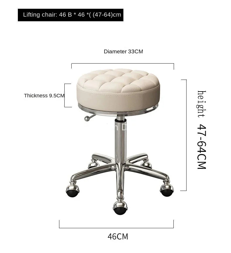 Swivel Chairs Barber Shop Chair Hair Salon Furniture Dressing Stool Stylist Pedicure Beauty Washbasin Professional Work Sillas