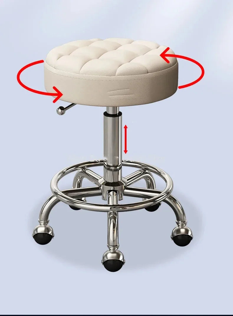 Swivel Chairs Barber Shop Chair Hair Salon Furniture Dressing Stool Stylist Pedicure Beauty Washbasin Professional Work Sillas