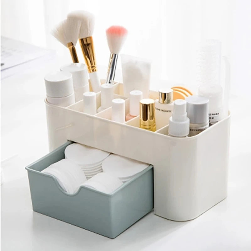 Nail Storage Box Container Cotton Swab Storage Box Accessories Cleaning Desktop Tools Multifunctional Jewelry Box Cosmetic store