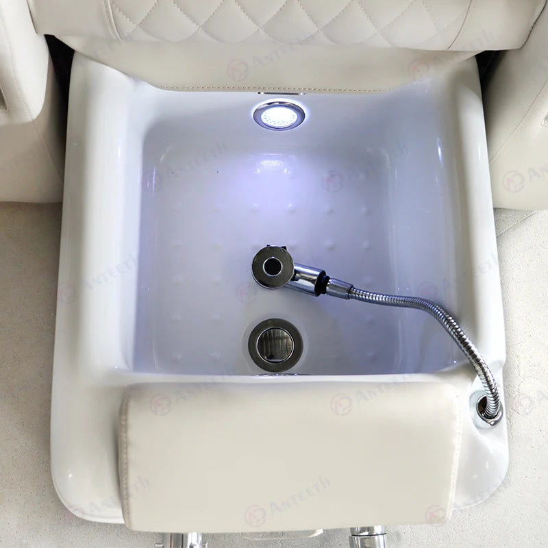 Anteeth Massage Pedicure Chairs Luxury Manicure Chair Backrest Adjustment Nail Salon Furniture