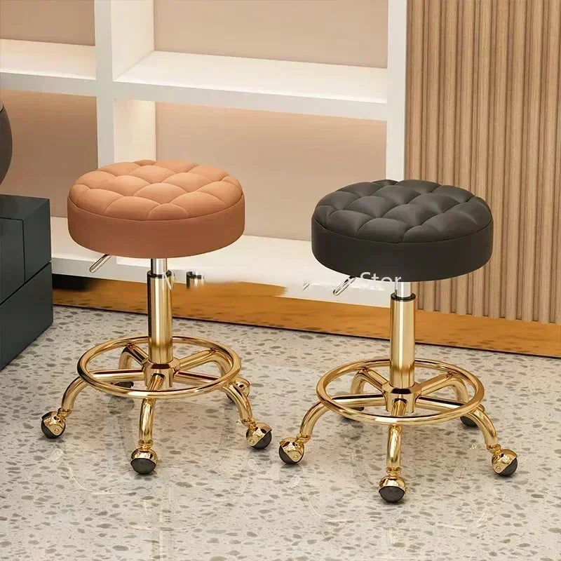 Swivel Chairs Barber Shop Chair Hair Salon Furniture Dressing Stool Stylist Pedicure Beauty Washbasin Professional Work Sillas