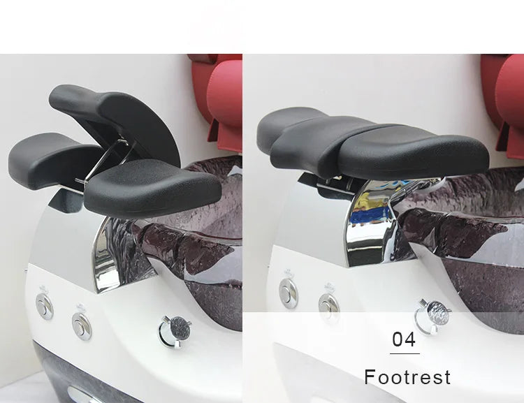 Beauty Nail Salon Furniture Set Pipeless Whirlpool Foot Spa Massage Pedicure Chair